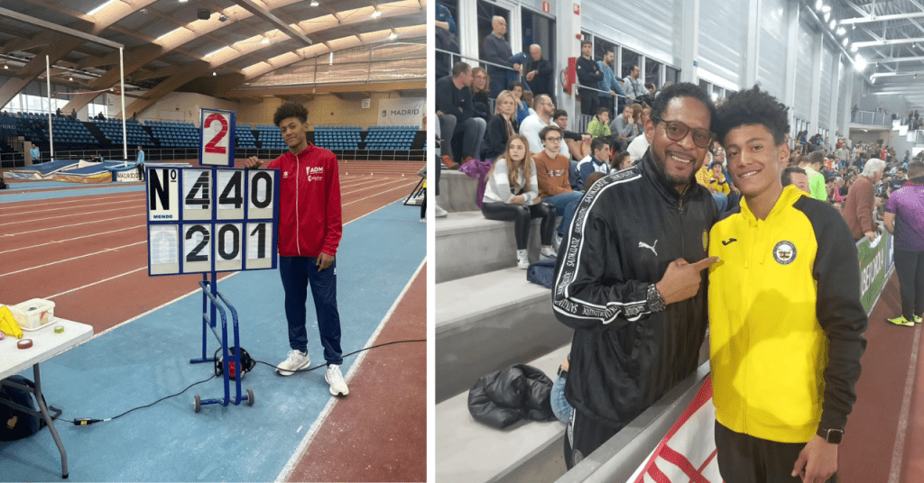 Hijo de Javier Sotomayor es campeón de salto en España