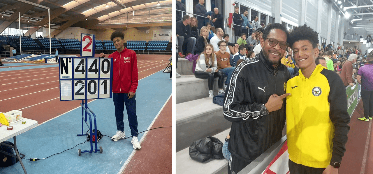 Hijo de Javier Sotomayor es campeón de salto en España