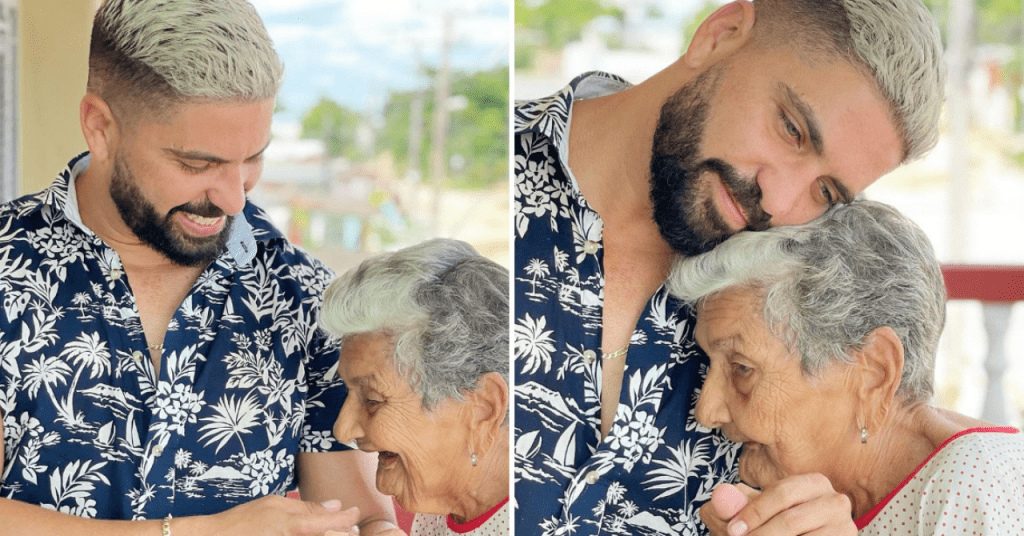 Alejandro Cuervo comparte emotivas fotografías junto a su abuela