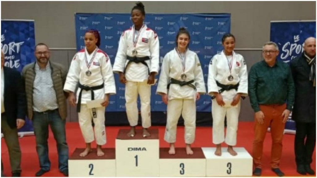 Judocas cubanas torneo judo Francia