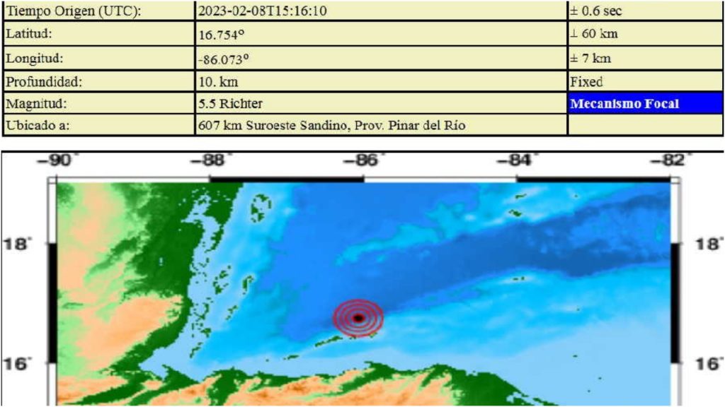 temblor cuba isla habana