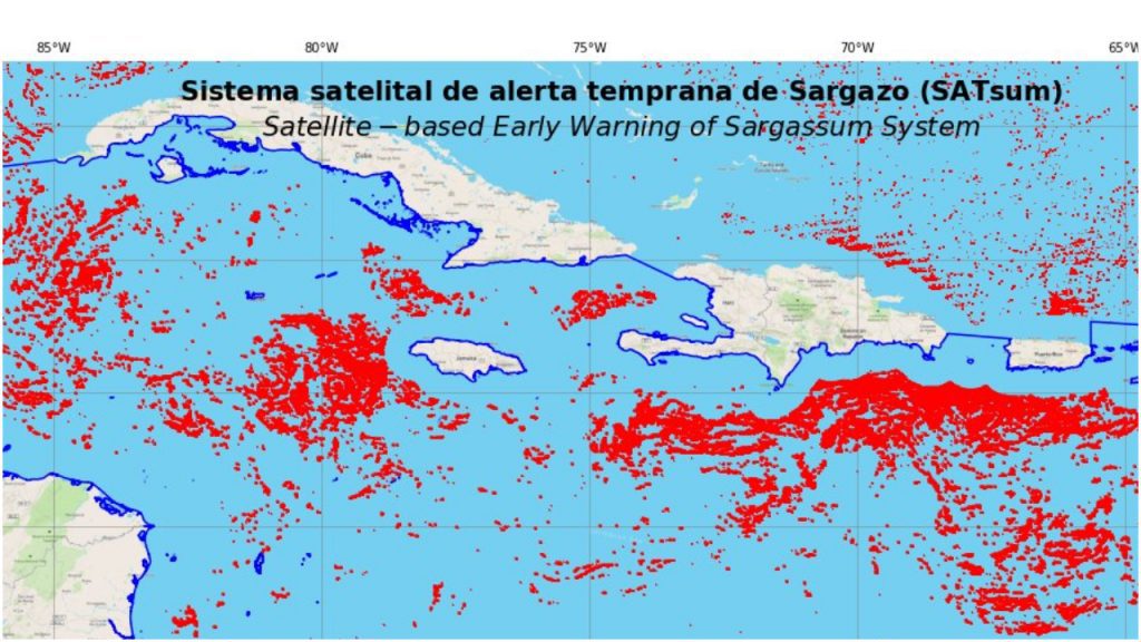 sargazo playas de Cuba