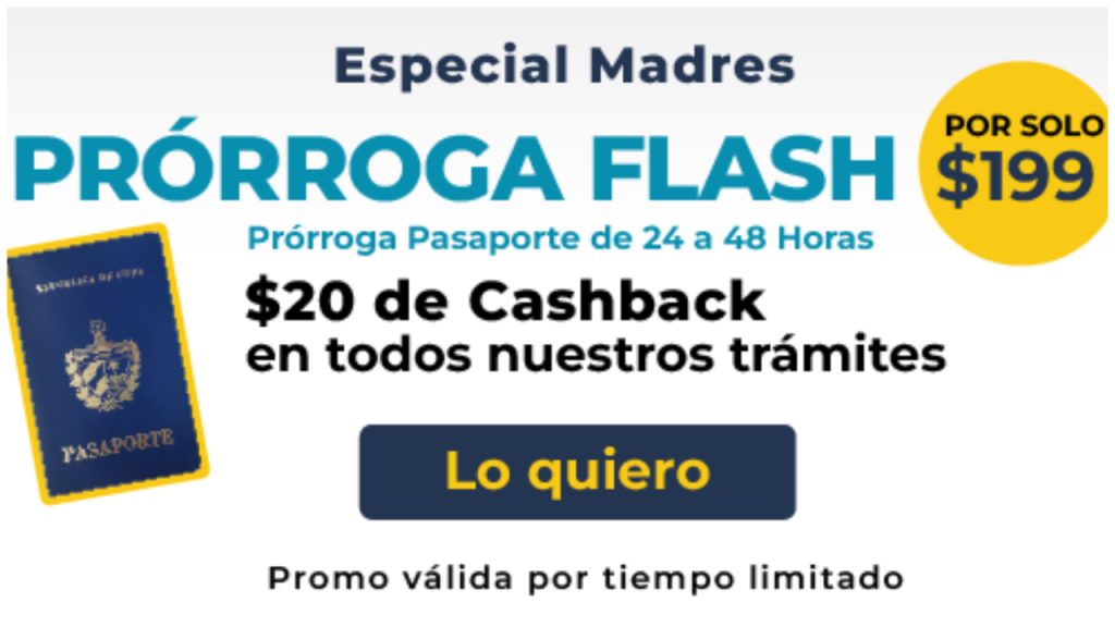 Cashback tramites DimeCuba