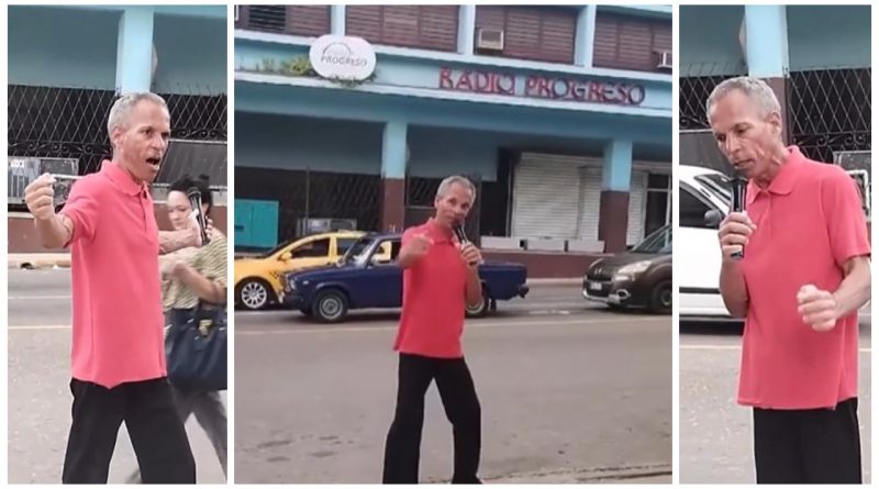 cantante callejero La Habana