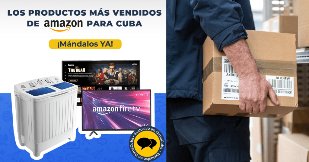 Productos más vendidos de Amazon para Cuba