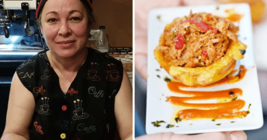 Cocinera cubana gana un concurso en España con su 'Patacón de Abadía'