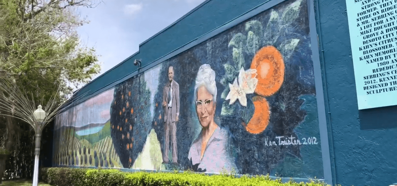 Sebring Florida-mural-foto-capturadepantalla-AikenAdventure-Youtube