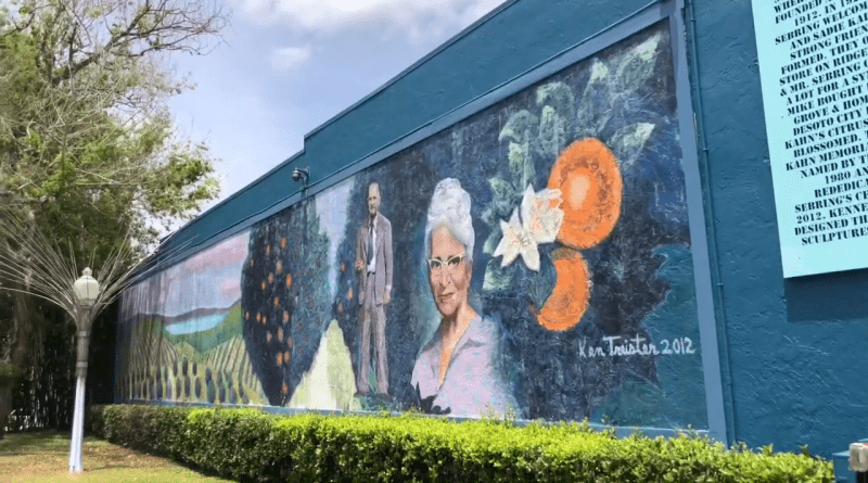 Sebring Florida-mural-foto-capturadepantalla-AikenAdventure-Youtube