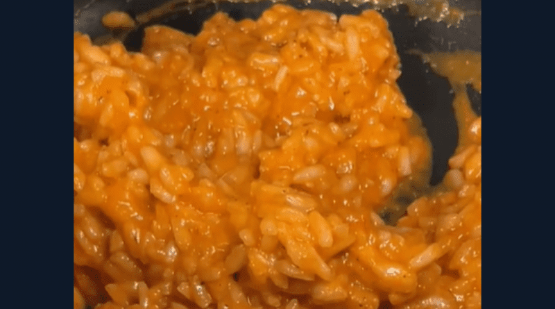 Cocinero italiano reinventa el 'Arroz a la Cubana' como risotto