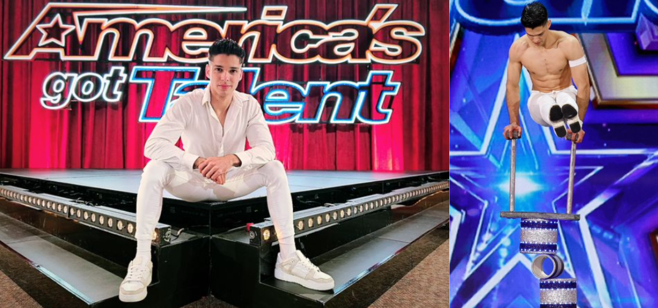 Alejandro Licea Pellon, el equilibrista cubano, asombrando en America's Got Talent.