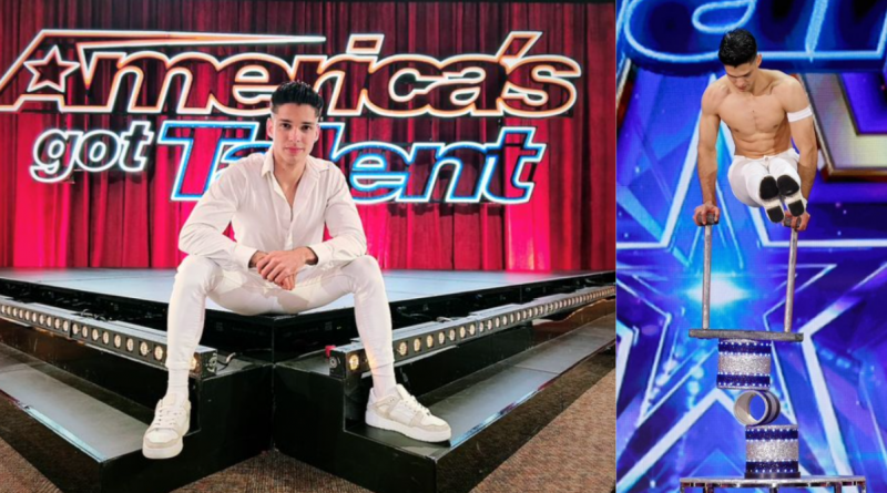 Alejandro Licea Pellon, el equilibrista cubano, asombrando en America's Got Talent.