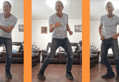 Hombre cubano de 61 años bailando con energía en TikTok.