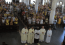 Peregrinos celebran a la Virgen de la Caridad del Cobre en Santiago de Cuba.