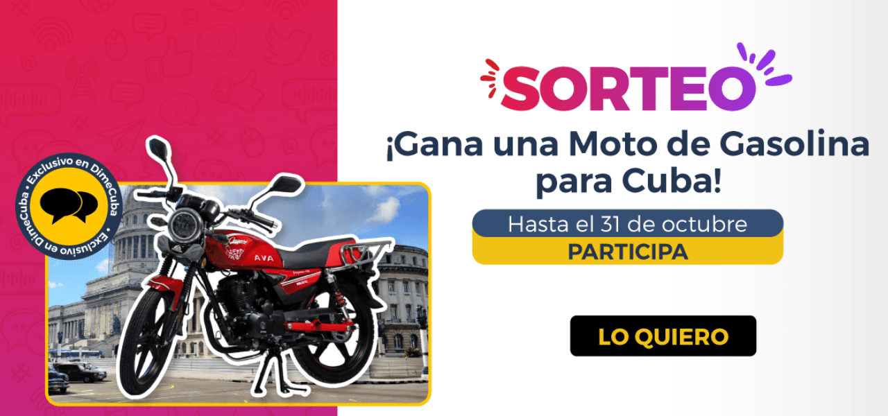 Sorteo de una moto de gasolina AVA Leopard 150 CC para Cuba