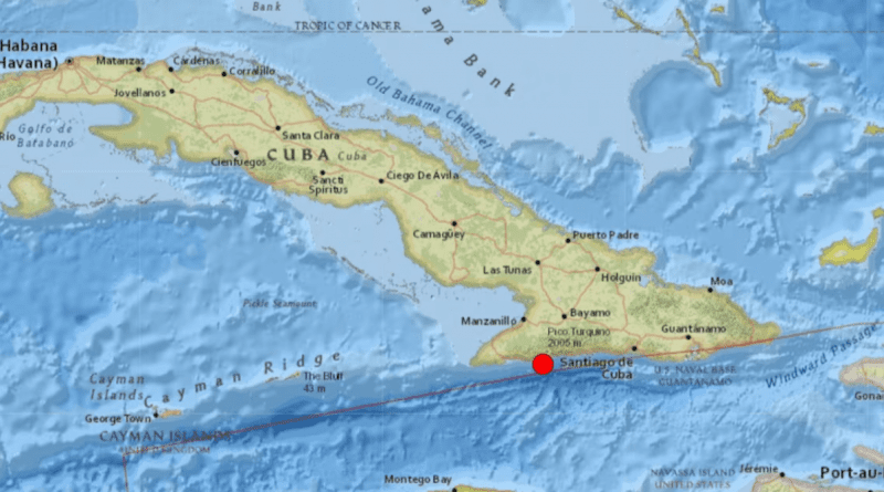 Terremoto en Cuba sacude Granma y Santiago, 10 de noviembre de 2024.