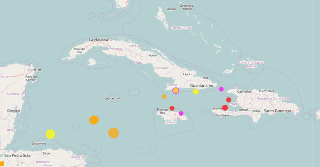 Alerta sísmica en Cuba tras fuerte sismo en el Caribe.